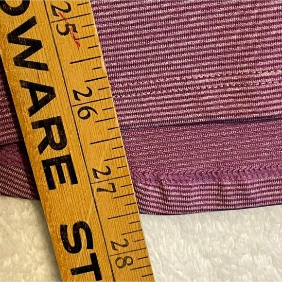 REI Performance Tee Long Sleeve Crew Neck Stretchy Women's XL Pink Gray Stripes - Picture 11 of 12